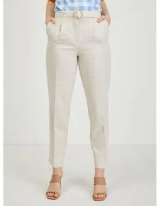 Béžové dámské kalhoty #4495577