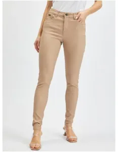 Béžové dámské skinny fit kalhoty ORSAY 38