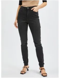 Černé dámské skinny fit džíny #4496273