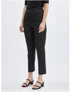 Černé dámské zkrácené kalhoty #4496133