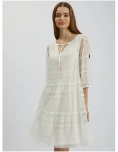 Bílé dámské krajkové šaty #4496164