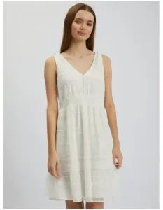 Bílé dámské krajkové šaty #4496175