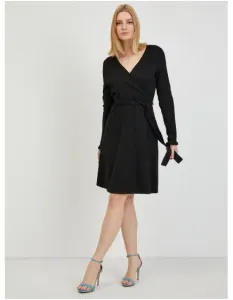 Černé dámské svetrové šaty #4495885