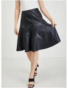 Černá dámská koženková sukně #4495950