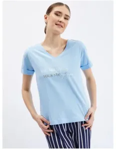 Světle modré dámské tričko #4496592