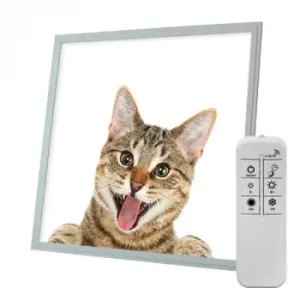 LED panel dekorativní stmívatelný - motiv kočka