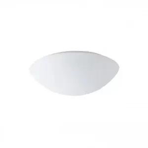 OSMONT 40066 AURA 3 stropní/nástěnné skleněné svítidlo bílá IP43 2x60W E27