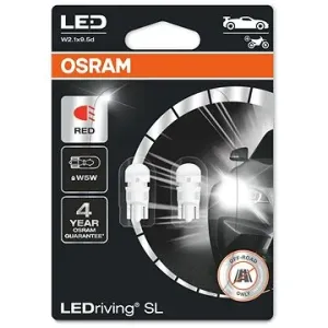 OSRAM LED W5W 2825DRP-02B RED 12V 1W W2,1x9,5d 4062172150316