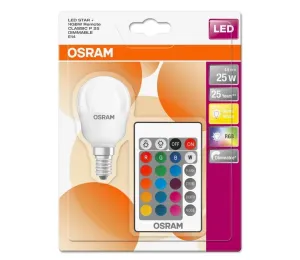 Osram LED RGB Stmívatelná žárovka RETROFIT E14/4,5W/230V 2700K + DO - Osram