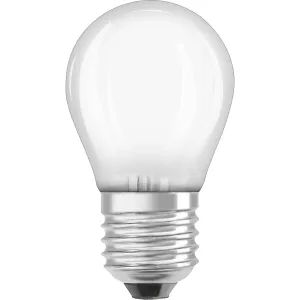 LED žárovka LED E27 P45 4,8W = 40W 470lm 2700K Teplá bílá 320° Filament Stmívatelná OSRAM SUPER STAR OSRSTAL0430