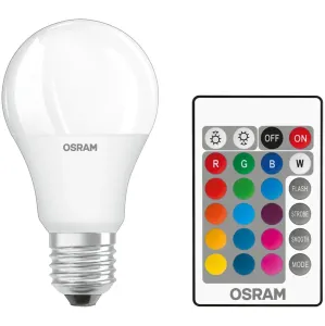 LED žárovka LED E27 A60 9W = 60W 806lm RGBW 180° OSRAM Star + Ovladač OSRLEDH0325