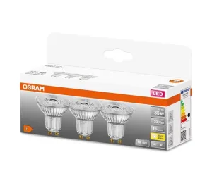 Osram SADA 3x LED Žárovka PAR16 GU10/2,6W/230V 2700K - Osram