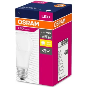 LED žárovka OSRAM E27 14W 230VAC 1521lm  2700 teplá bílá OSRLED0065