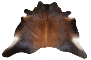 Koňakový mramorovaný skleněný svícen - Ø 19*20 cm 86519