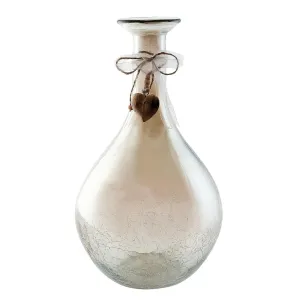 Dekorativní skleněná váza s popraskáním - Ø21*38 cm 6GL1656 #3680101