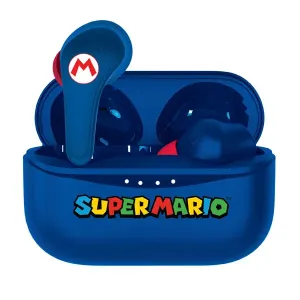 Dětské bezdrátové sluchátka OTL Technologies Super Mario, modré