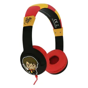 OTL dětská náhlavní sluchátka s motivem Harry Potter červené