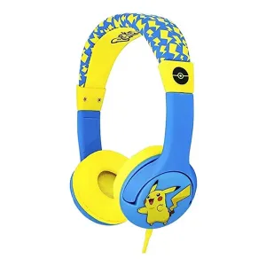 OTL dětská náhlavní sluchátka s motivem Pikachu modré