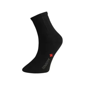 Ponožky pro osoby s objemnýma nohama - černé - Ovecha Velikost: XL (39-42)