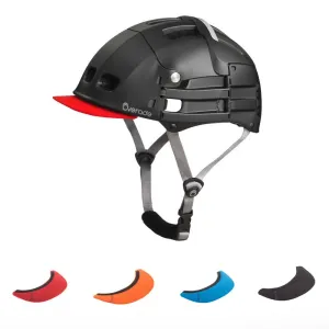 Kšilt skládací helmy Overade 2018, Barva černá + Šilt skladacej helmy Overade