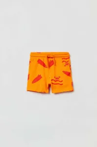 Dětské bavlněné šortky OVS oranžová barva #5638298