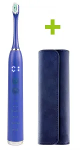 Sonický elektrický zubní kartáček OXE Sonic T1-B a cestovní pouzdro, modrá