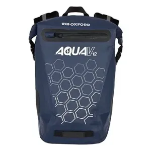OXFORD Vodotěsný batoh AQUA V12 (tmavá modrá, objem 12 L)