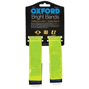 OXFORD reflexní pásky Bright Bands na suchý zip, (žlutá fluo, pár)