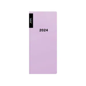 Oxybag Diář PVC měsíční 2024 PASTELINI fialová