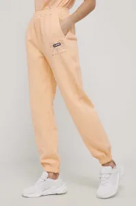 Bavlněné kalhoty P.E Nation dámské, oranžová barva, hladké #1982561