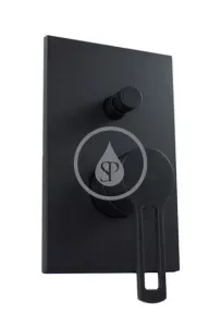 PAFFONI Ringo Baterie pod omítku s tělesem, pro 2 spotřebiče, matná černá RIN015NO/M