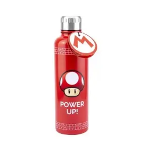 Nintendo - Super Mario Power Up - nerezová láhev na pití