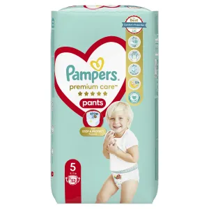 PAMPERS Premium Care Pants Kalhotky plenkové jednorázové 5 (12-17 kg) 52 ks
