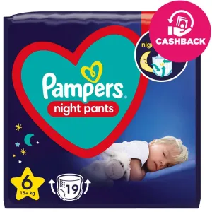 PAMPERS Night Pants vel. 6 (19 ks)