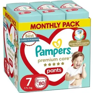 PAMPERS Premium Care Pants vel. 7 (80 ks)