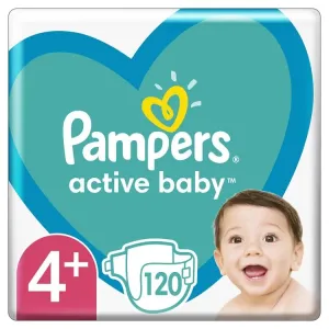 PAMPERS Active Baby vel.  4+ (120 ks) - měsíční balení