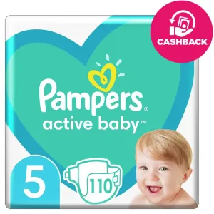 PAMPERS Active Baby Pleny jednorázové 5 (11-16 kg) 110 ks