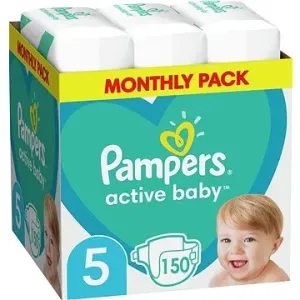 PAMPERS Active Baby vel. 5 (150 ks)
