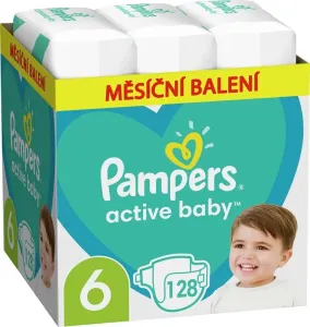 Pampers Active Baby Monthy Box Extra Large (128 ks)