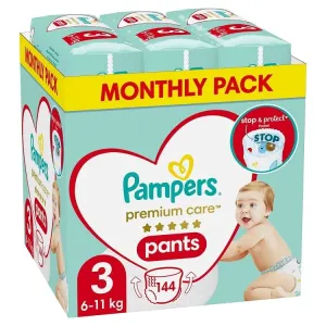 PAMPERS Premium Care Pants Vel. 3 (144 ks)