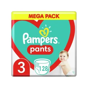 Pampers Pants Plenkové Kalhotky Velikost 3, 128ks, 6kg-11kg