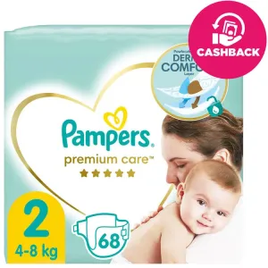 Pampers Premium Care 2 4-8 kg 68 ks