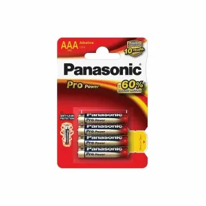 PANASONIC Alkalické baterie Pro Power LR03PPG/4BP AAA 1, 5V (Blistr 4ks)
