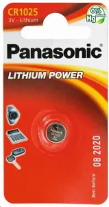 PANASONIC Lithiová baterie (knoflíková) CR-1025EL/1B 3V (Blistr 1ks)