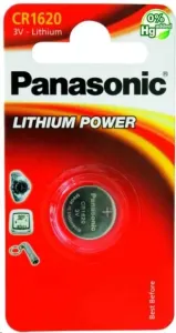 PANASONIC Lithiová baterie (knoflíková) CR-1620EL/1B 3V (Blistr 1ks)