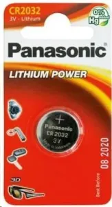 PANASONIC Lithiová baterie (knoflíková) CR-2032EL/1B 3V (Blistr 1ks)