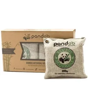 PANDOO Přírodní bambusový čistič vzduchu s aktivním uhlím 2x 200 g