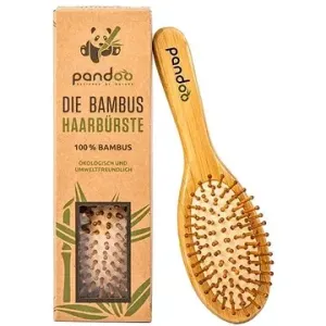 PANDOO Bambusový kartáč na vlasy s přírodními štětinami
