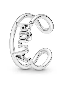 Pandora Otevřený stříbrný prsten Angel Me 190105C00 52 mm