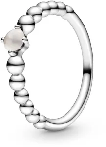 Pandora Stříbrný prsten pro ženy narozené v červnu 198867C06 52 mm
